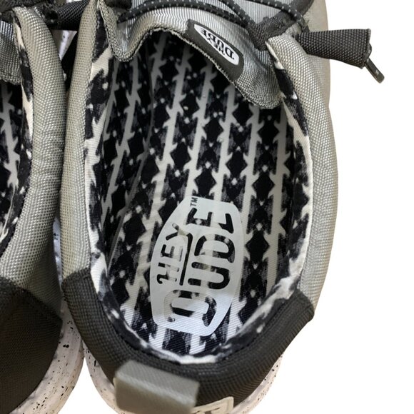 NEW Hey Dude Mens Wally Nylon Mens Loafer Shoes Size 9 Grey‎ Shoe - Picture 13 of 15